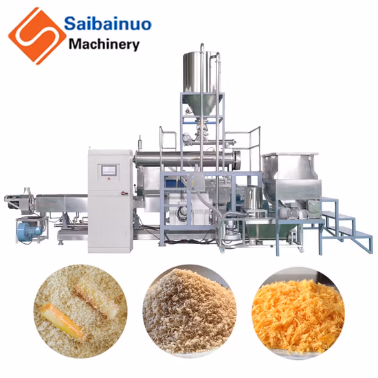 Full Automatic Panko Bread Crumbs Making Machine Processing Line