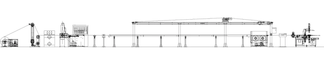 Two Stage Twin/Single Screw Building Wire and Cable Extruder