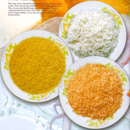 Full Automatic Panko Bread Crumbs Making Machine Processing Line