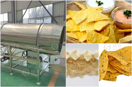中国粉フレーク生産ラインと揚げ粉スナック加工ラインを完備